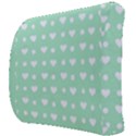 Hearts Dots Green Back Support Cushion View3