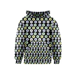 Eye Dots Black Pastel Kids  Pullover Hoodie by snowwhitegirl