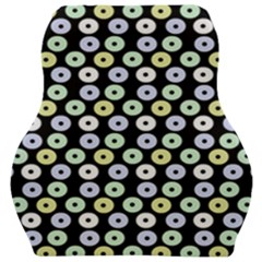 Eye Dots Black Pastel Car Seat Velour Cushion 