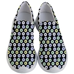 Eye Dots Black Pastel Women s Lightweight Slip Ons