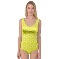 Hearts And Star Dot Yellow Princess Tank Leotard  by snowwhitegirl