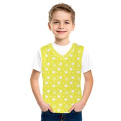 Hearts And Star Dot Yellow Kids  Sportswear by snowwhitegirl