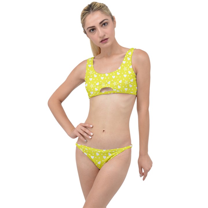 Hearts And Star Dot Yellow The Little Details Bikini Set