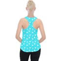 Hearts And Star Dot Blue Piece Up Tank Top View2