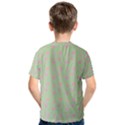 Hearts And Star Dot Green Kids  Cotton Tee View2