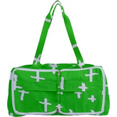 Green White Cross Multi Function Bag	