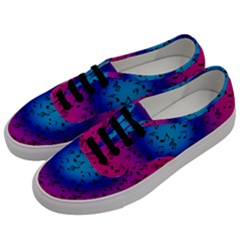 Pink Music Blue  Moon Men s Classic Low Top Sneakers by snowwhitegirl