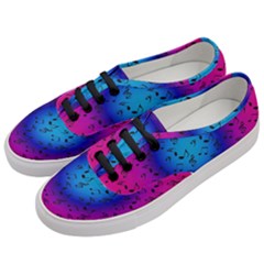 Pink Music Blue  Moon Women s Classic Low Top Sneakers by snowwhitegirl