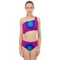 Pink Music Blue  Moon Spliced Up Two Piece Swimsuit View1