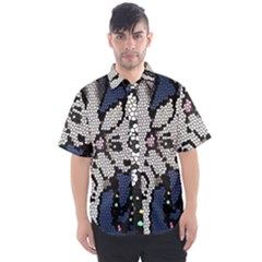 Pixie Girl Stained Glass Men s Short Sleeve Shirt