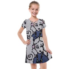 Pixie Girl Stained Glass Kids  Cross Web Dress