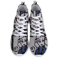 Pixie Girl Stained Glass Men s Lightweight High Top Sneakers