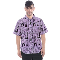 Lilac Yearbok Men s Short Sleeve Shirt