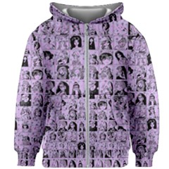 Lilac Yearbok Kids Zipper Hoodie Without Drawstring