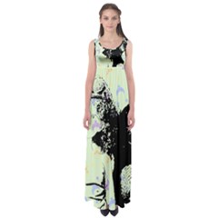 Mint Wall Empire Waist Maxi Dress by snowwhitegirl