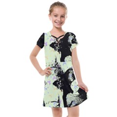 Mint Wall Kids  Cross Web Dress