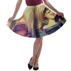 Galaxy Gals A-line Skater Skirt