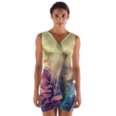 Galaxy Gals Wrap Front Bodycon Dress by snowwhitegirl