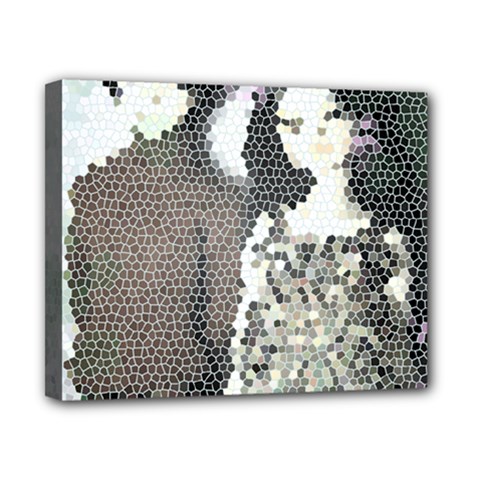 Dolls Stained  Glass Canvas 10  X 8  by snowwhitegirl