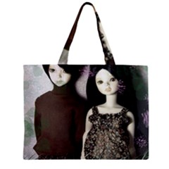 Dolls In The Grass Zipper Mini Tote Bag by snowwhitegirl