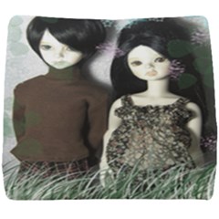 Dolls In The Grass Seat Cushion