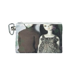 Dolls In The Grass Canvas Cosmetic Bag (small) by snowwhitegirl