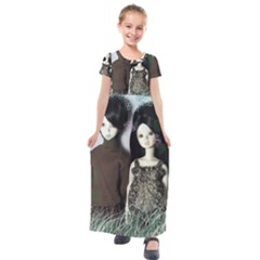 Dolls In The Grass Kids  Short Sleeve Maxi Dress