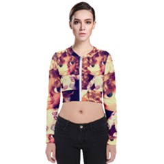 Strike A Pose Zip Up Bomber Jacket