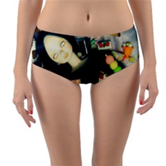 Food Reversible Mid-waist Bikini Bottoms by snowwhitegirl