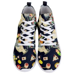 Food Men s Lightweight High Top Sneakers