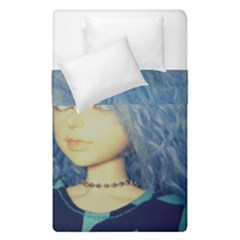 Blue Hair Boy Duvet Cover Double Side (single Size) by snowwhitegirl