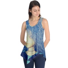 Blue Hair Boy Sleeveless Tunic by snowwhitegirl