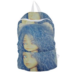 Blue Hair Boy Foldable Lightweight Backpack by snowwhitegirl