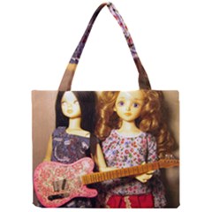 Playing The Guitar Mini Tote Bag by snowwhitegirl