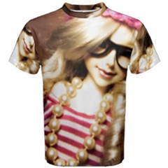 Cover Girl Men s Cotton Tee by snowwhitegirl