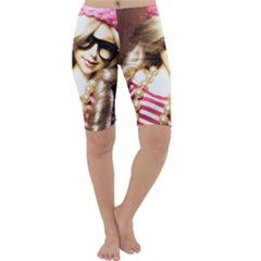 Cover Girl Cropped Leggings  by snowwhitegirl