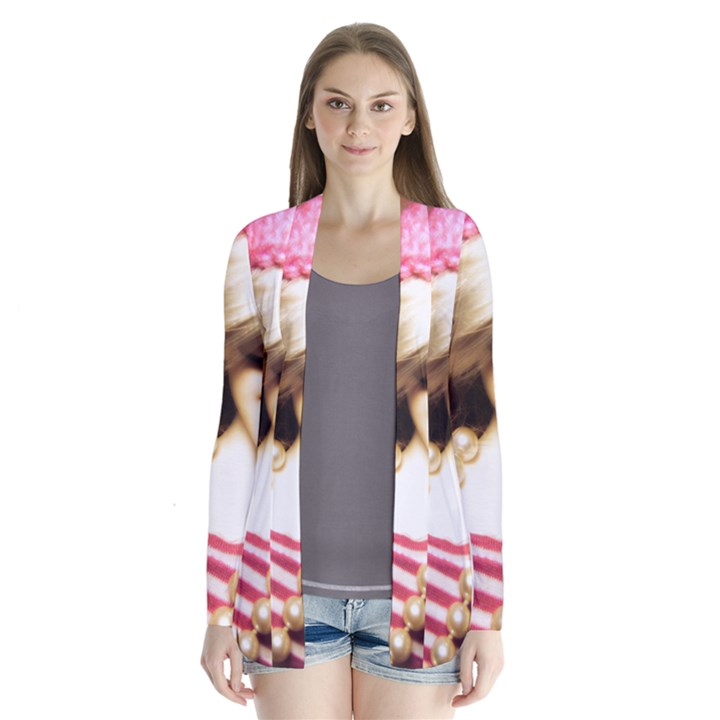 Cover Girl Drape Collar Cardigan