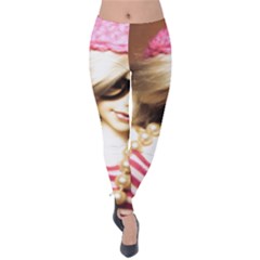 Cover Girl Velvet Leggings by snowwhitegirl