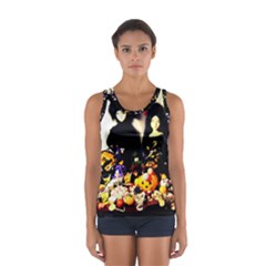 Old Halloween Photo Sport Tank Top  by snowwhitegirl