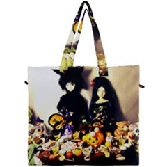 Old Halloween Photo Canvas Travel Bag