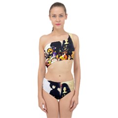 Old Halloween Photo Spliced Up Two Piece Swimsuit