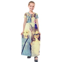  Kids  Short Sleeve Maxi Dress