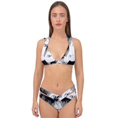 Boy Double Strap Halter Bikini Set by snowwhitegirl