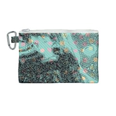 Grainy Angelica Canvas Cosmetic Bag (medium) by snowwhitegirl