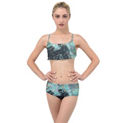 Grainy Angelica Layered Top Bikini Set