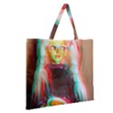 Eating Lunch 3d Zipper Large Tote Bag View2