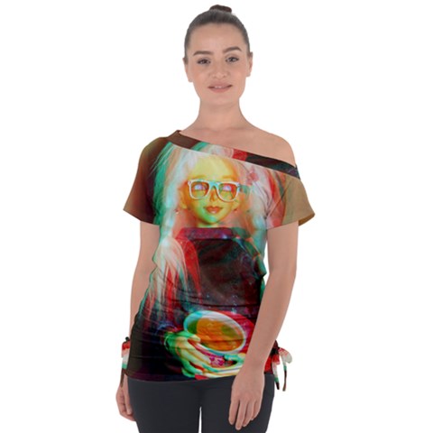 Eating Lunch 3d Tie-up Tee by snowwhitegirl