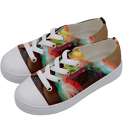 Eating Lunch 3d Kids  Low Top Canvas Sneakers by snowwhitegirl