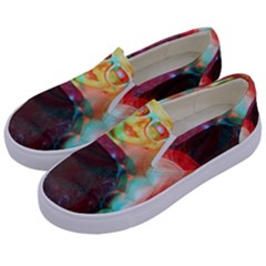 Eating Lunch 3d Kids  Canvas Slip Ons by snowwhitegirl