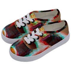 Eating Lunch 3d Kids  Classic Low Top Sneakers by snowwhitegirl